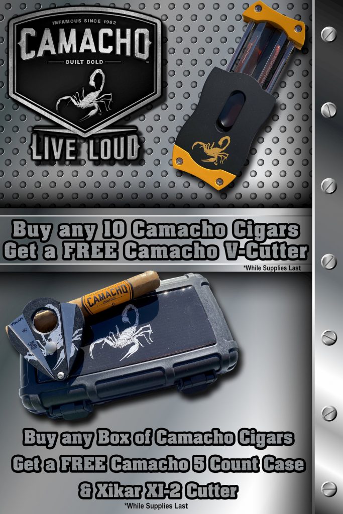 Camacho Cigar Cutter Camacho V-Cutter & 5 Count humidor deal
